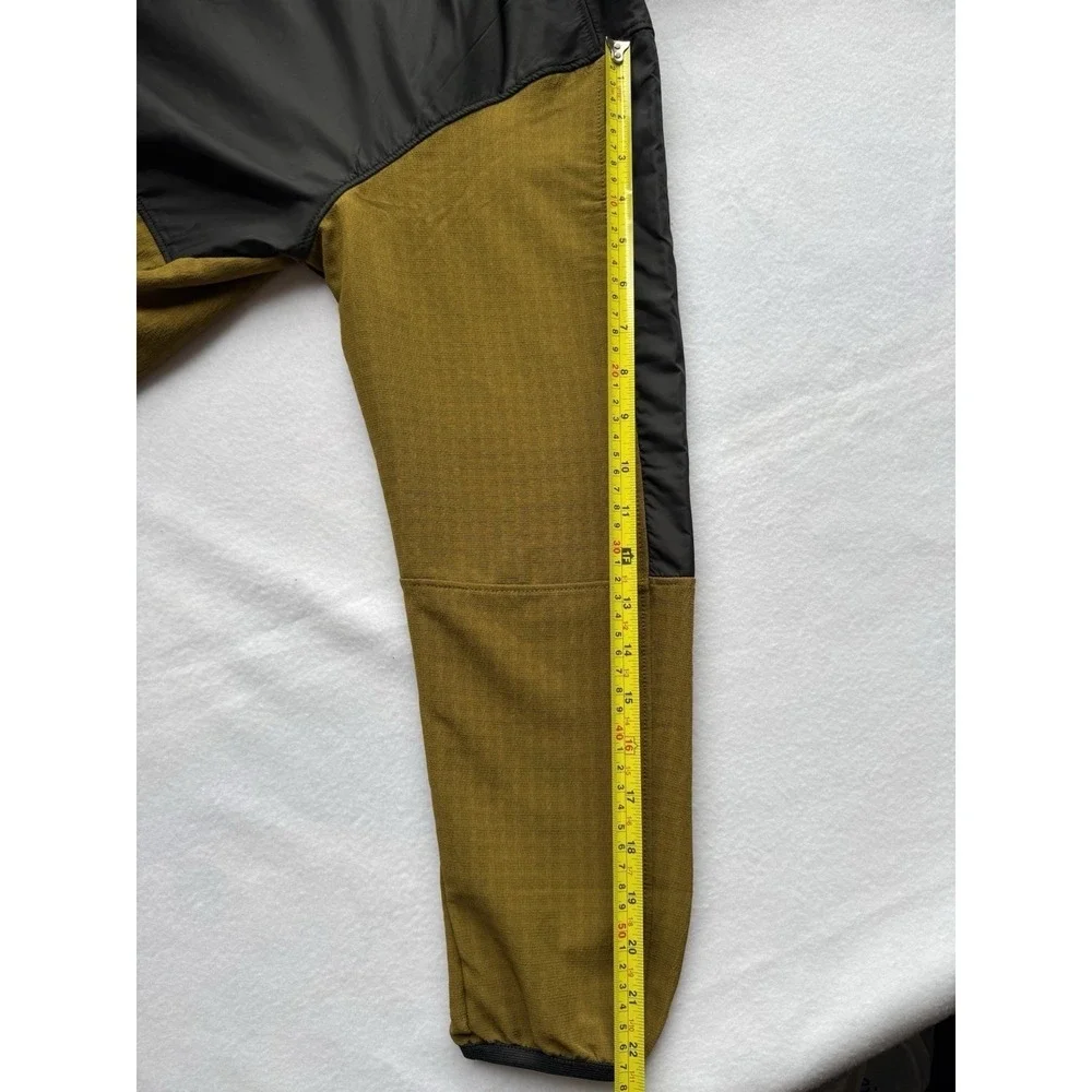 The North Face FlashDry Hooded Jacket Mens Medium Grey Yellow NF0A88XV Hybrid